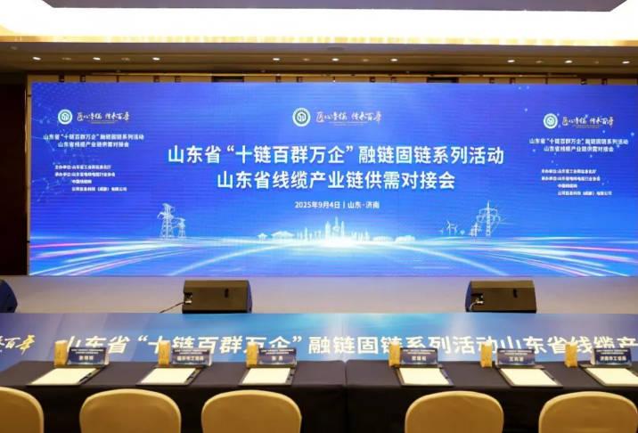 山东省线缆产业链供需对接活动在济南成功举办